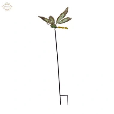 Cọc vườn chuồn chuồn, phụ kiện sân vườn, dấu hiệu sân, trang trí ngoài trời kim loại, giá 185.900 VND