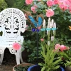 Cọc vườn chuồn chuồn, phụ kiện sân vườn, dấu hiệu sân, trang trí ngoài trời kim loại, giá 185.900 VND 2
