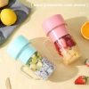 Cốc Xay Sinh Tố Mini Cầm Tay - Máy Xay Sạc Pin kèm Ống Hút, Giá 110k 2