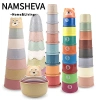 Cốc xếp chồng NAMSHEVA Tháp xếp chồng - Kích thích giác quan, khối xây dựng trẻ em, chỉ 71.830₫
