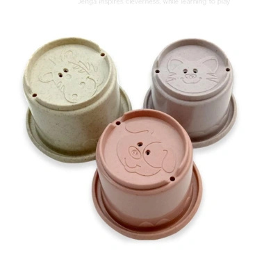 Cốc xếp chồng NAMSHEVA Tháp xếp chồng - Kích thích giác quan, khối xây dựng trẻ em, chỉ 71.830₫
