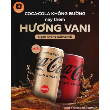 Coca‑Cola Zero Không Đường 320ml - Thùng 24 Lon, Giảm Giá Tết Nhẹ Bụng 272.850₫