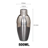 Cocktail Shaker Birdy inox 304 500ml - Dụng cụ bartender, giảm giá 20% 7