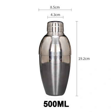Cocktail Shaker Birdy inox 304 500ml - Dụng cụ bartender, giảm giá 20%