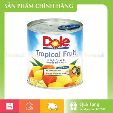 Cocktail Trái Cây Nhiệt Đới Dole 836g - Hàng Chính Hãng, Giá 91k, Vị Ngon
