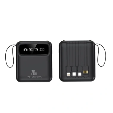 COD DX299 Pin dự phòng 20.000mAh 23W, sạc nhanh, LED hiển thị, 4 dây đa điện thoại - 26.000₫ 10