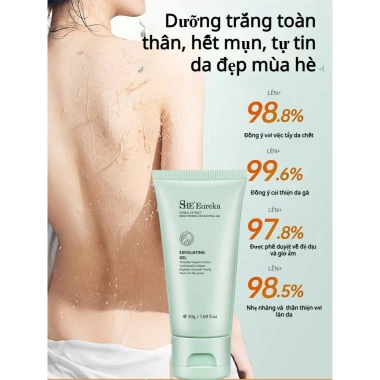 COD Tẩy tế bào chết da trắng mịn – Gel làm sạch sâu lô hội, thu nhỏ lỗ chân lông thảo dược, giảm 23% 3