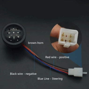 Còi Hơi Âm Thanh Lớn 48V-60V Chống Thấm Nước Xe Máy, Xe Đạp Điện - Giá 60.170đ 6