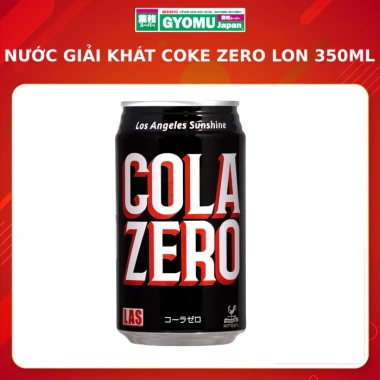 Coke Zero lon 350ml Nhật Bản - Giảm giá 25.000đ, không đường, không calo, thơm ngon
