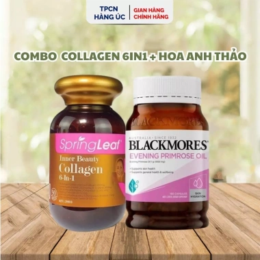Collagen 6in1 SpringLeaf Úc nhập khẩu - Chống lão hóa, sáng da, mờ thâm - 539k