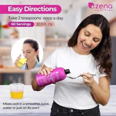 Collagen Dạng Nước Zena Nutrition Liquid Collagen + Biotin - Dưỡng da, tóc, móng, Giá 1.350.000₫ (Giảm từ 1.674.000₫) 4