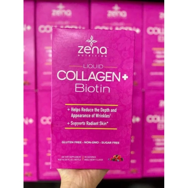 Collagen Dạng Nước Zena Nutrition Liquid Collagen + Biotin - Dưỡng da, tóc, móng, Giá 1.350.000₫ (Giảm từ 1.674.000₫) 7