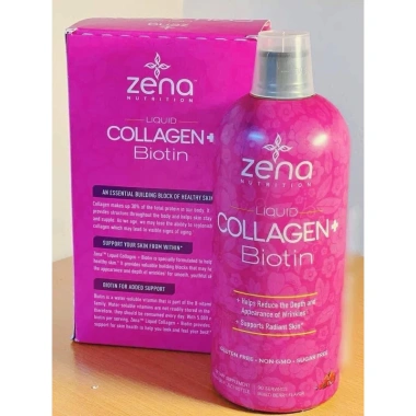 Collagen Dạng Nước Zena Nutrition Liquid Collagen + Biotin - Dưỡng da, tóc, móng, Giá 1.350.000₫ (Giảm từ 1.674.000₫) 8