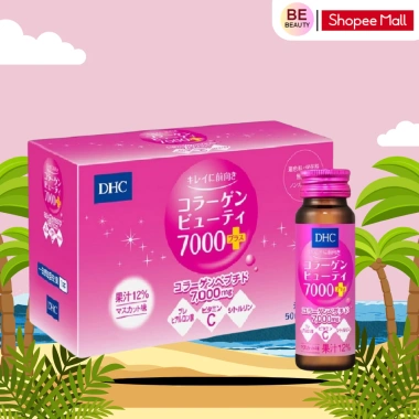 Collagen DHC 7.000 Plus 10 chai 50ml - Da mịn, đàn hồi, giảm nếp nhăn, giá 900k