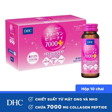 Collagen DHC 7.000 Plus 10 chai 50ml - Da mịn, đàn hồi, giảm nếp nhăn, giá 900k 5