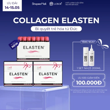Collagen Elasten 3 Hộp - Da Căng Mịn, Chống Lão Hóa, Tóc Khỏe | 8,664,000₫