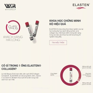 Collagen Elasten 3 Hộp - Da Căng Mịn, Chống Lão Hóa, Tóc Khỏe | 8,664,000₫