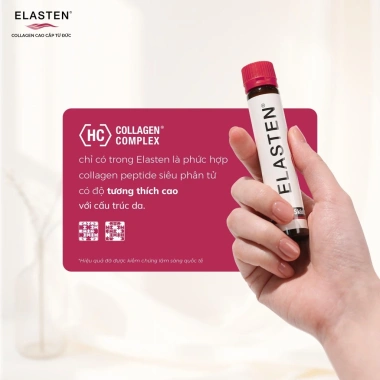 Collagen Elasten 30 ống 25ml Da căng mịn, chống lão hóa, tóc chắc khỏe, giảm 30% 2