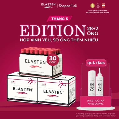 Collagen Elasten 30 ống 25ml Da căng mịn, chống lão hóa, tóc chắc khỏe, giảm 30% 8