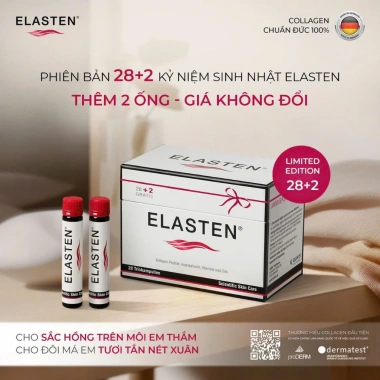 Collagen Elastin Trẻ Hoá Da 30 Ống Đức – Tăng Độ Đàn Hồi, Giảm Nếp Nhăn, 2.250.000đ