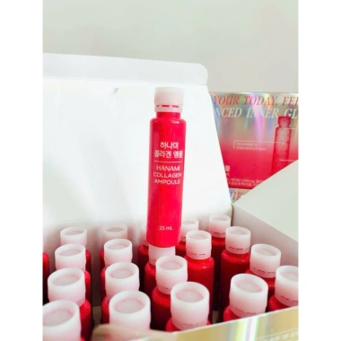 Collagen LG OHUI Hanami 28 ống - Lê Nga và Nhân sâm Hàn Quốc, da mịn săn, giảm nếp nhăn 3
