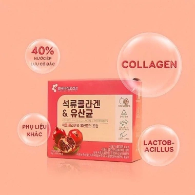 Collagen Lựu Đỏ Hàn Quốc 30 Gói - Da Đẹp, Mờ Nám, Tăng Đàn Hồi, Săn Chắc 45k 2 Collagen Lựu Đỏ Hàn Quốc 30 Gói - Da Đẹp, Mờ Nám, Tăng Đàn Hồi, Săn Chắc 45k 2