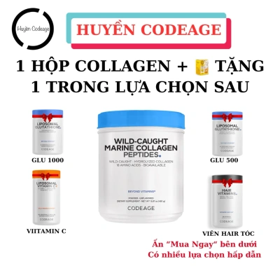 Collagen Marine Thủy Phân Da Cá Codeage 450g - Giảm Đặc Biệt, Giá 2.090.000₫
