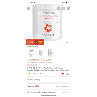Collagen Multi Peptides CodeAge Da Đẹp Căng Chống Lão Hóa Xương Khớp Giá 1.790.000 2 Collagen Multi Peptides CodeAge Da Đẹp Căng Chống Lão Hóa Xương Khớp Giá 1.790.000 2