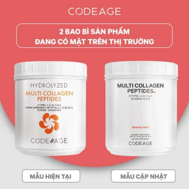 Collagen Multi Peptides CodeAge Da Đẹp Căng Chống Lão Hóa Xương Khớp Giá 1.790.000
