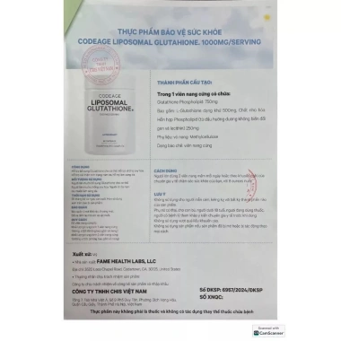 Collagen Multi Peptides CodeAge Da Đẹp Căng Chống Lão Hóa Xương Khớp Giá 1.790.000