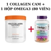 Collagen Multi Thủy Phân 567g + Omega 3 Canada 80 viên - Giảm Giá 1,7 Triệu, Dưỡng Da tim 10