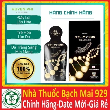 Collagen NMN Huyền Phi 20ml x10 gói - Nước uống đẹp da, đẩy lùi lão hóa, giá 900k (giảm so với 1.134M) 3