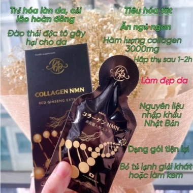 Collagen NMN Huyền Phi 20ml x10 gói - Nước uống đẹp da, đẩy lùi lão hóa, giá 900k (giảm so với 1.134M) 5
