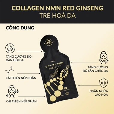 Collagen NMN Huyền Phi 20ml x10 gói - Nước uống đẹp da, đẩy lùi lão hóa, giá 900k (giảm so với 1.134M) 8