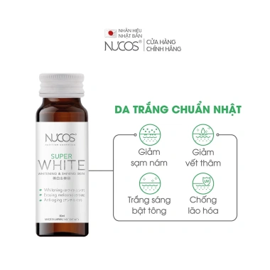 Collagen NUCOS Super White 10x50ml - Trắng, mờ thâm nám, giảm tàn nhang, 1,012k 4