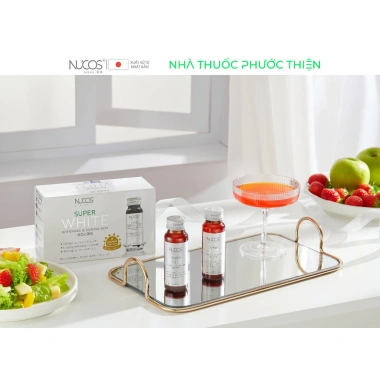 Collagen NUCOS Super White 10x50ml - Trắng, mờ thâm nám, giảm tàn nhang, 1,012k 6