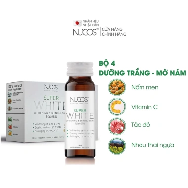 Collagen NUCOS Super White 10x50ml - Trắng, mờ thâm nám, giảm tàn nhang, 1,012k 7