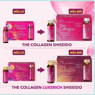 Collagen Shiseido Nhật Bản 2.021 - Hộp 10 chai 50ml, giảm 490k, da mịn, tăng collagen