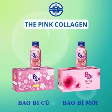 Collagen The Pink 82X 100ml - Thực phẩm bảo vệ sức khỏe, dưỡng da, giảm nếp nhăn, chỉ 744.000 VND