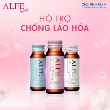 Collagen uống ALFE Deep Essence 10 chai 50ml - Tăng độ ẩm, đàn hồi da, giá 583.200 VND