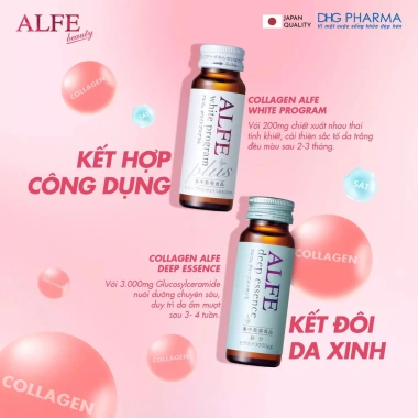 Collagen uống ALFE Deep Essence 10 chai 50ml - Tăng độ ẩm, đàn hồi da, giá 583.200 VND 3 Collagen uống ALFE Deep Essence 10 chai 50ml - Tăng độ ẩm, đàn hồi da, giá 583.200 VND 3