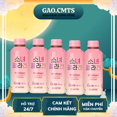 Collagen Uống Hàn Quốc Girl Collagen 10 chai - Nước uống bổ sung collagen làm đẹp da, giảm còn 129k