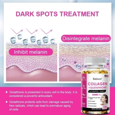 Collagen và Glutathione giảm giá 158k đến 126k: Dưỡng da, tóc, móng, hỗ trợ tiêu hoá, cân bằng độ ẩm 4