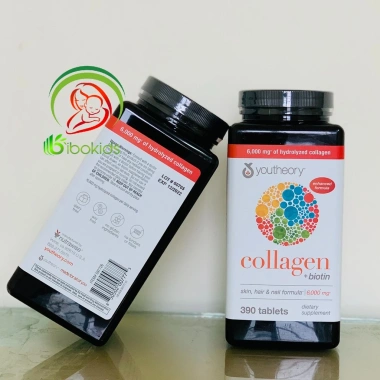 Collagen Youtheory Type 1 2 & 3 Mỹ 390 viên - Giảm 685.000, hỗ trợ da, xương, tóc