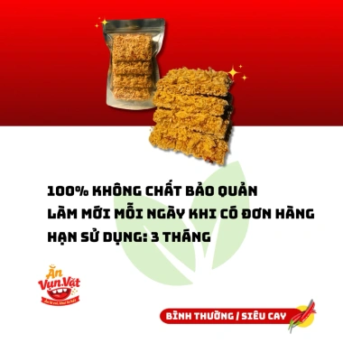 Cơm Cháy Chà Bông Giòn Rụm Cay Vừa - Siêu Cay - Siêu Nhiều 250g/500g 59.000đ 3