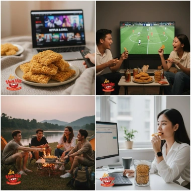 Cơm Cháy Chà Bông Giòn Rụm Cay Vừa - Siêu Cay - Siêu Nhiều 250g/500g 59.000đ 6