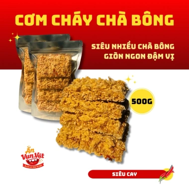Cơm Cháy Chà Bông Giòn Rụm Cay Vừa - Siêu Cay - Siêu Nhiều 250g/500g 59.000đ 10