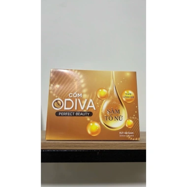 Cốm collagen ODIVA Sâm Tố Nữ + Nấm Linh Chi 20 gói - Giá 120k, hỗ trợ làm đẹp da