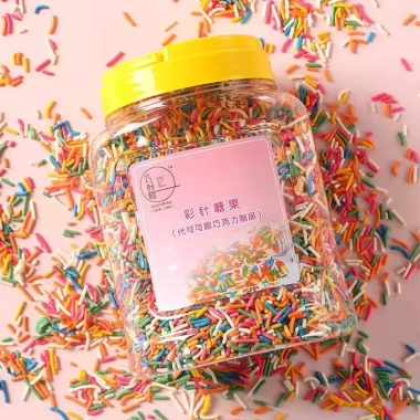 Cốm Dài Màu Sắc 50g - Trang Trí Bánh, Chocolate Ngon, Giá 13.000đ Khuyến Mãi 4