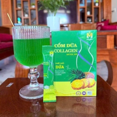 Cốm Dứa Collagen Detox VIP Mã 3 - Giảm cân, đẹp da, đẹp dáng 152k